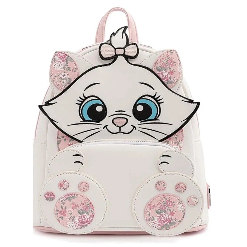 Disney Marie Floral Plush Backpack for Stylish Kids