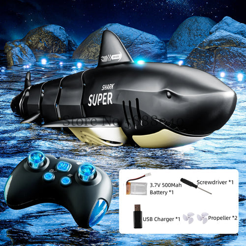 Remote Control Shark Boat with Realistic Movement and Waterproof Design ToylandEU.com Toyland EU