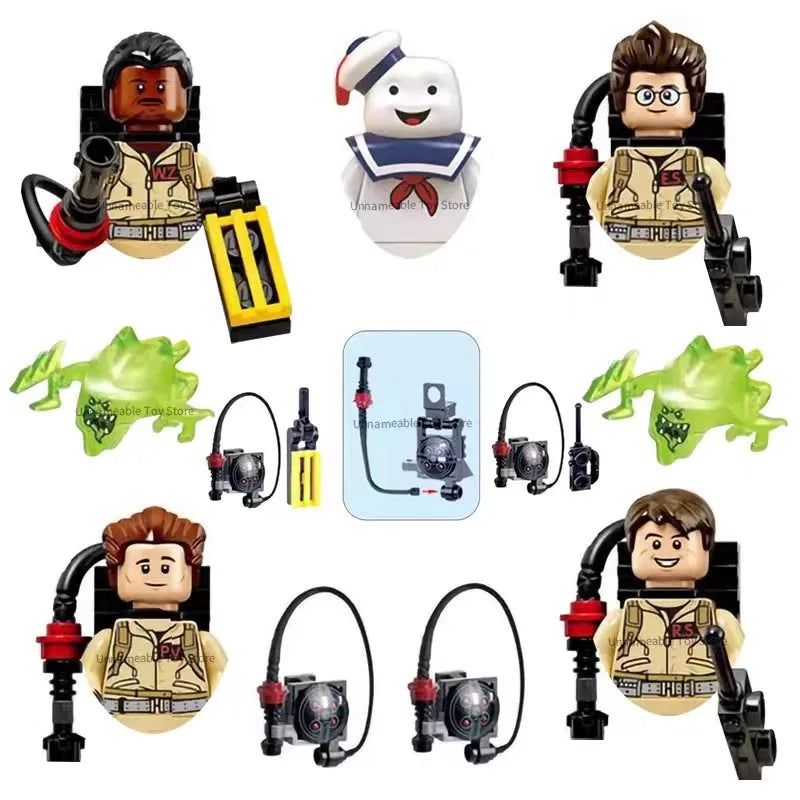 7-Piece Compatible Ghostbusters Movie Action Figure Set - ToylandEU