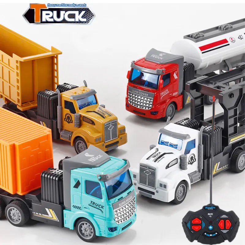 Rc Engineering Car Rc Truck Tractor Electric Transport Truck Dump - ToylandEU