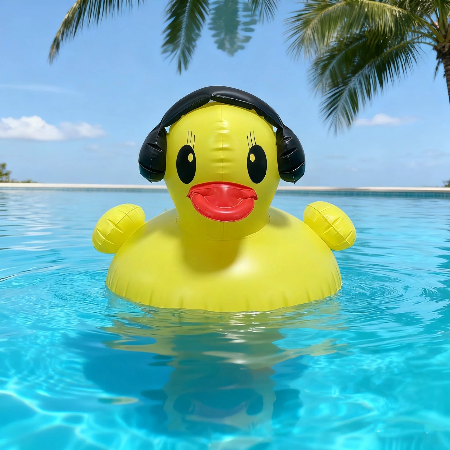 Duck Theme Inflatable Bouncy Castle For Water Park Durable PVC