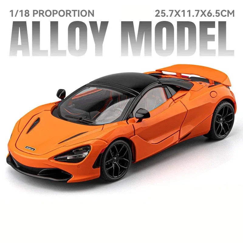 720S Diecast 1 18 Scale Car Model With Realistic Sound - ToylandEU