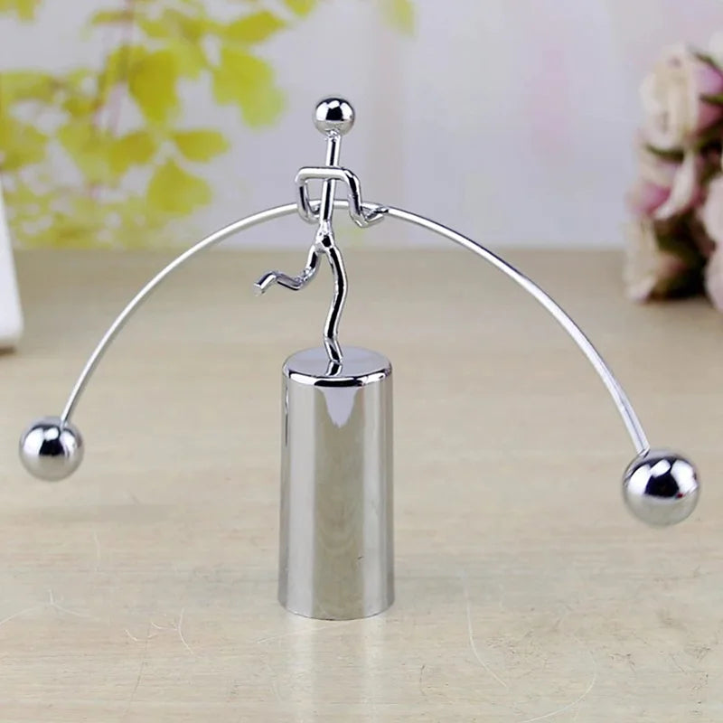 Metal Art Balance Toy - Decorative Weight Lifter Physics Toy - ToylandEU