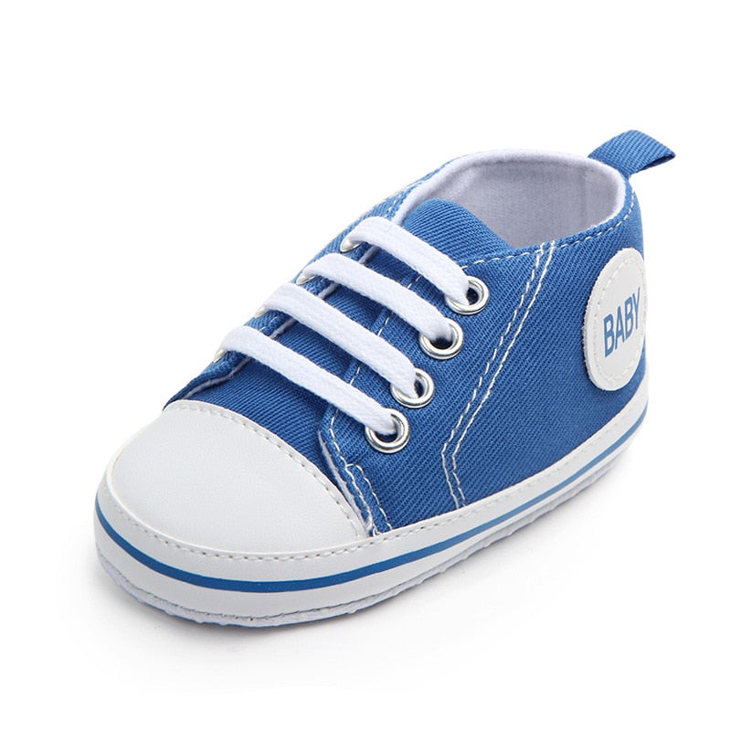 Fashionable Bling Canvas Shoes for Baby Girls - Soft Sole Toddler Sneakers Toyland EU