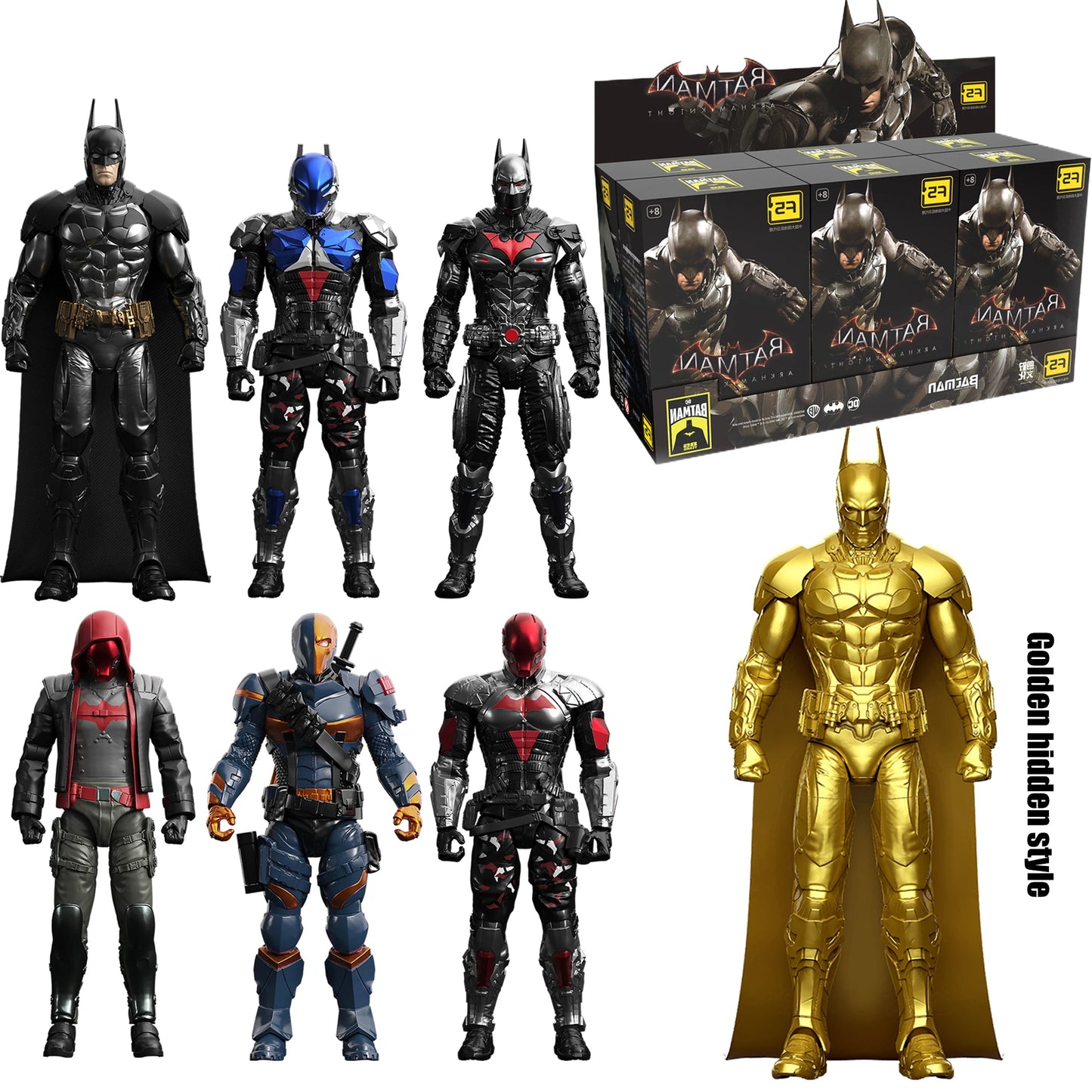 Batman Arkham Knight Assembled Action Figure 10cm Blind Box