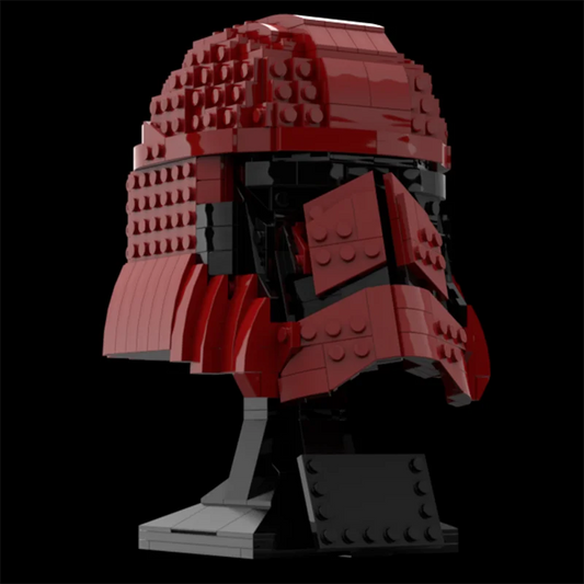 Building Blocks | Sith Trooper Helmet | Compatible With Lego | Age 14 Plus