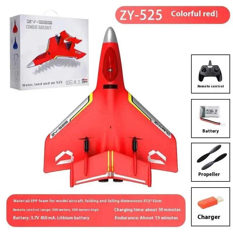 New ZY-740 RC Plane Wing Span 440mm Entry-Level Aircraft Toy - ToylandEU