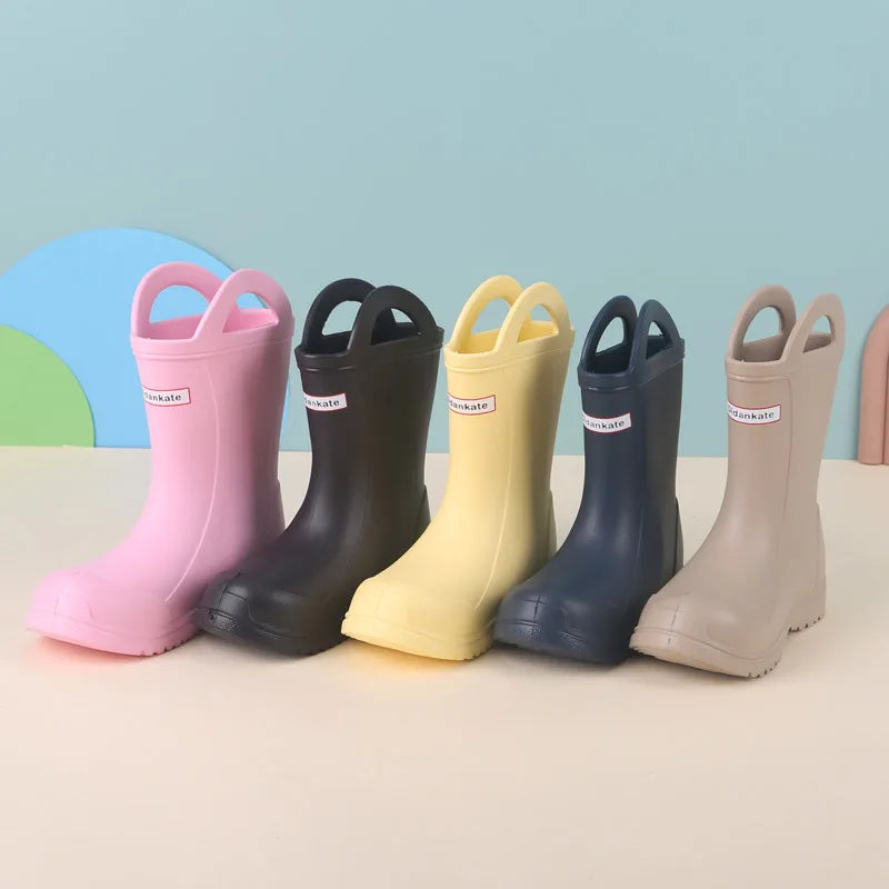 Children Rain Boots | Waterproof | Lightweight Rubber | Ages 7 To 13
