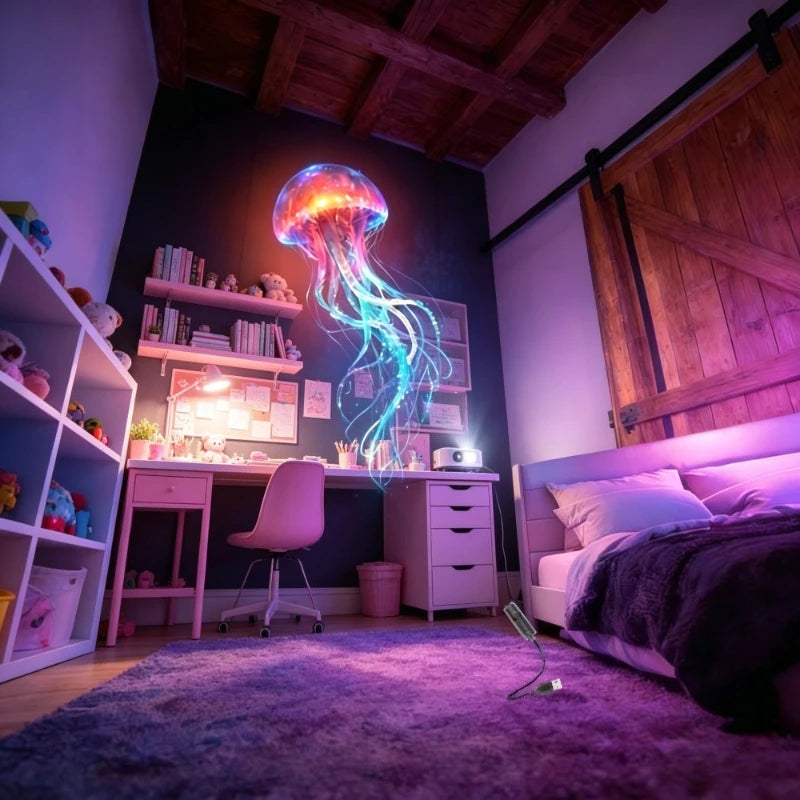 LED Ocean Projector | Rotating Starlight | Replaceable Films | Bedroom Use