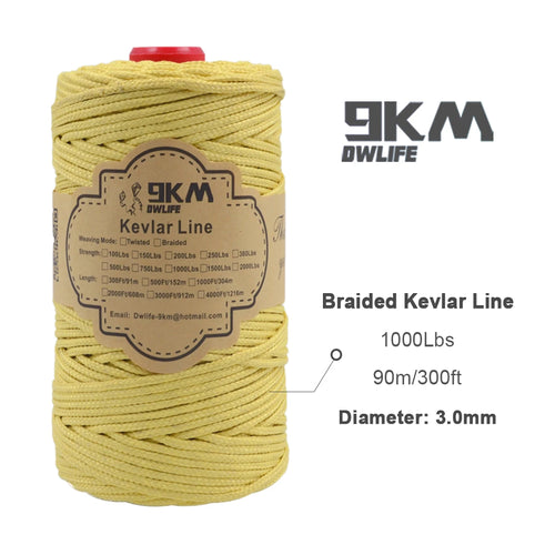 High Strength 100% DuPont Braided Kevlar Line - Versatile Outdoor Utility Rope ToylandEU.com Toyland EU