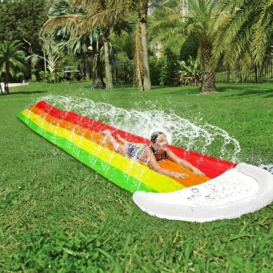 Inflatable Water Slide | PVC Material | Backyard Pool Toy