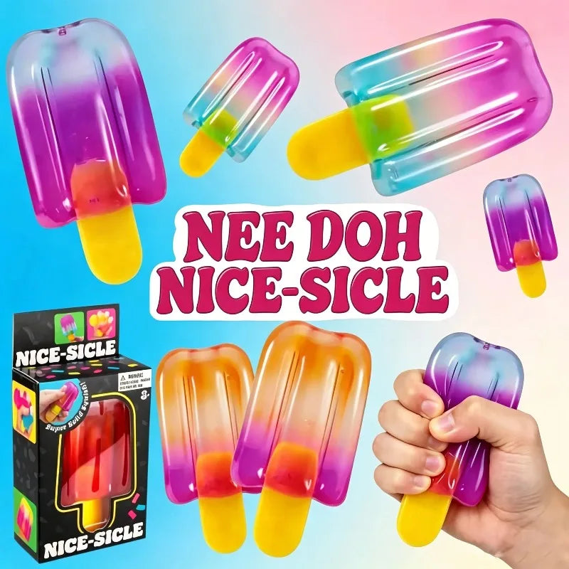 Squeeze Stress Toy | Soft TPR Material | Reusable Build | Kids And Adult Relief