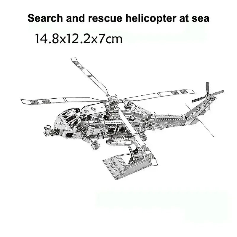 3D Metal Puzzle | Military Aircraft Kit | DIY Model Kit | J-20 J-10B