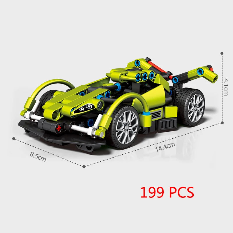 67-in-1 City Racing Sports Car Building Blocks Set for Speed Champions Models - ToylandEU