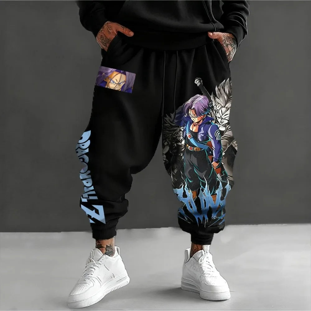 Dragon Ball Sweatpants | Pure Cotton | Animation Print | Unisex S XL
