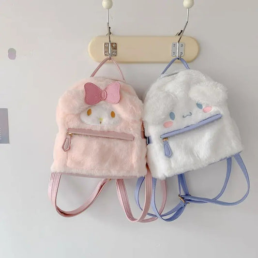 Cinnamoroll Plush Backpack - Soft and Cute My Melody Bag - ToylandEU