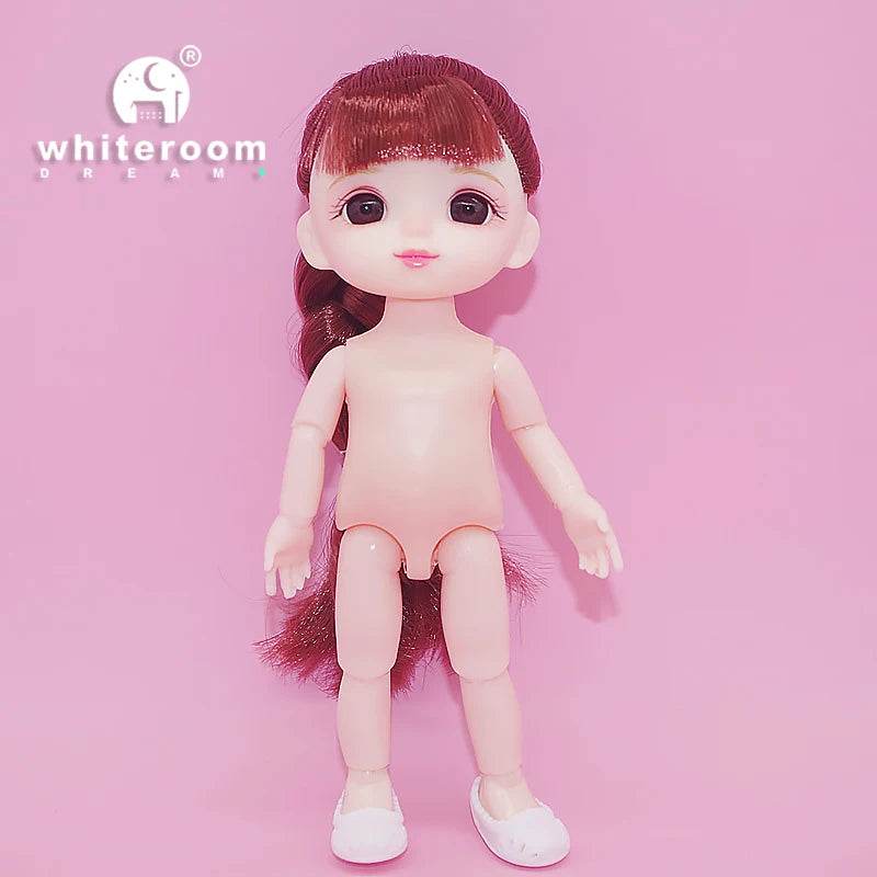 BJD Doll 1/12 16cm 6 Inch Jointed Baby Doll Fashion Gift - ToylandEU