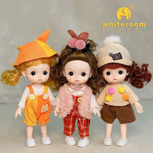 16CM New BjD Doll with 13 Movable Joints and Colorful Eye Options ToylandEU.com Toyland EU