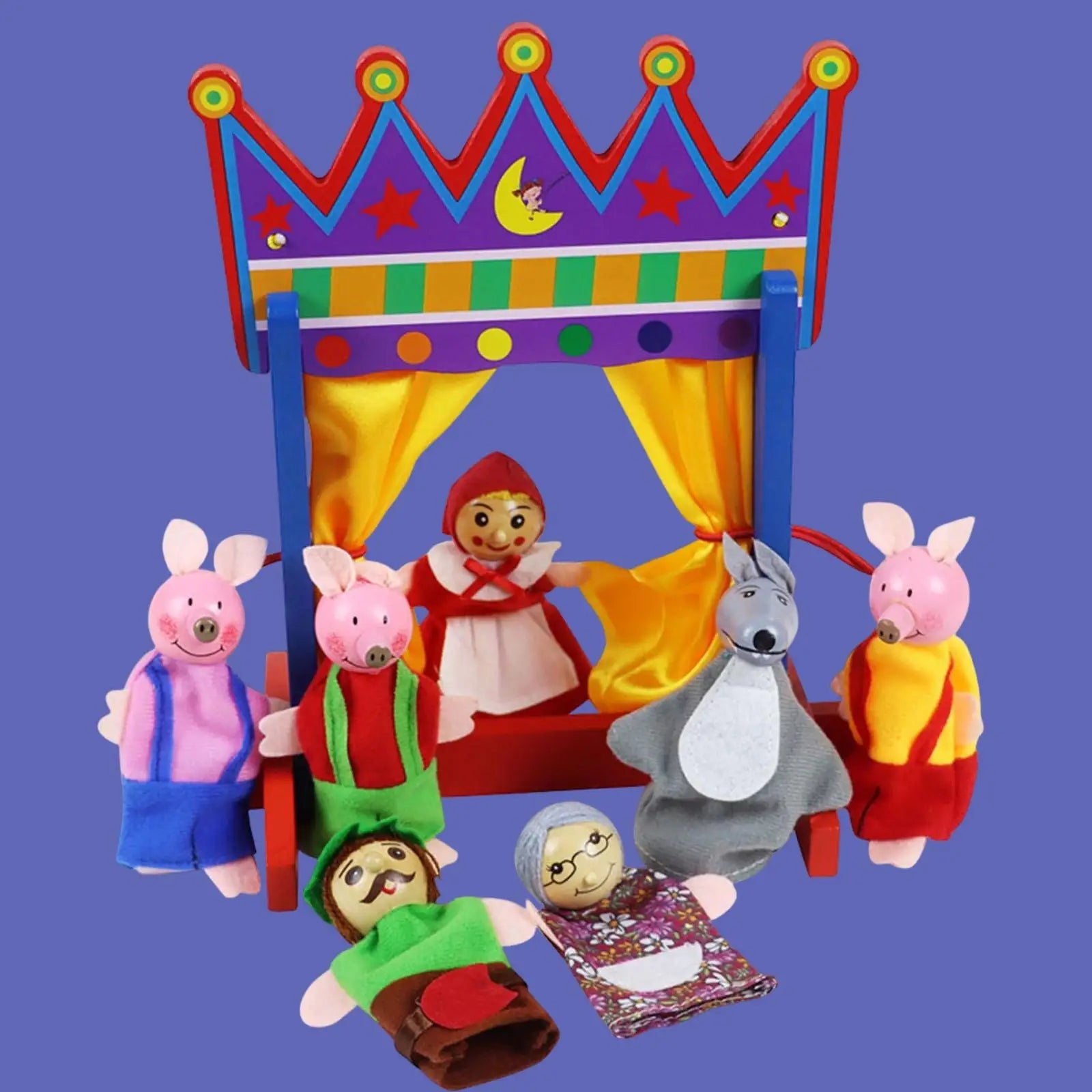 Entertaining 2023 Animal Finger Puppet Cloth Theater Decoration Toy - ToylandEU