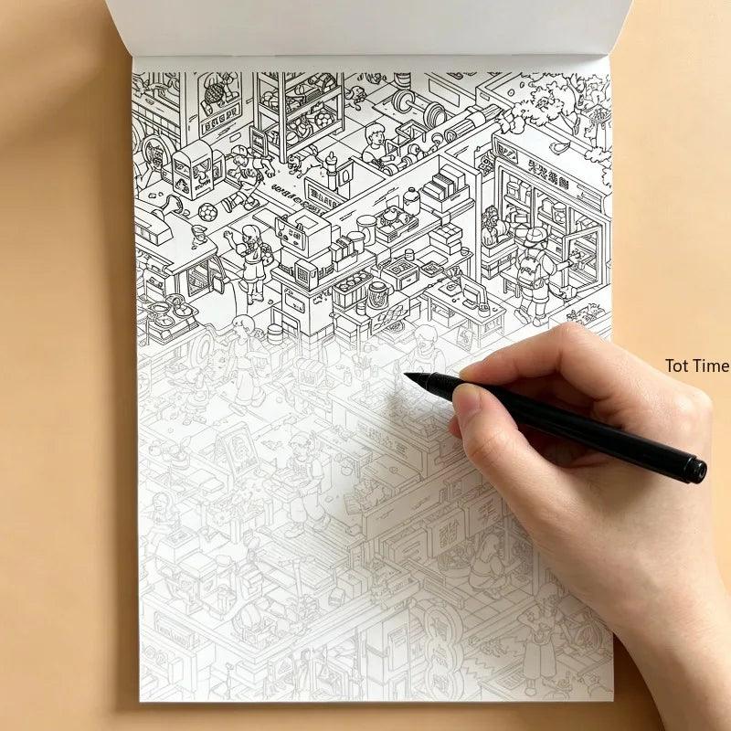 Drawing Book | 24 Graffiti Patterns | Toylandeu™