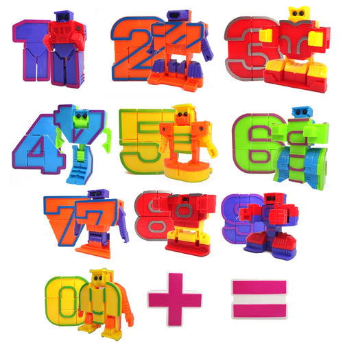Learn Math Counting Transformation Robot Toy - Set of 10 Pieces ToylandEU.com Toyland EU