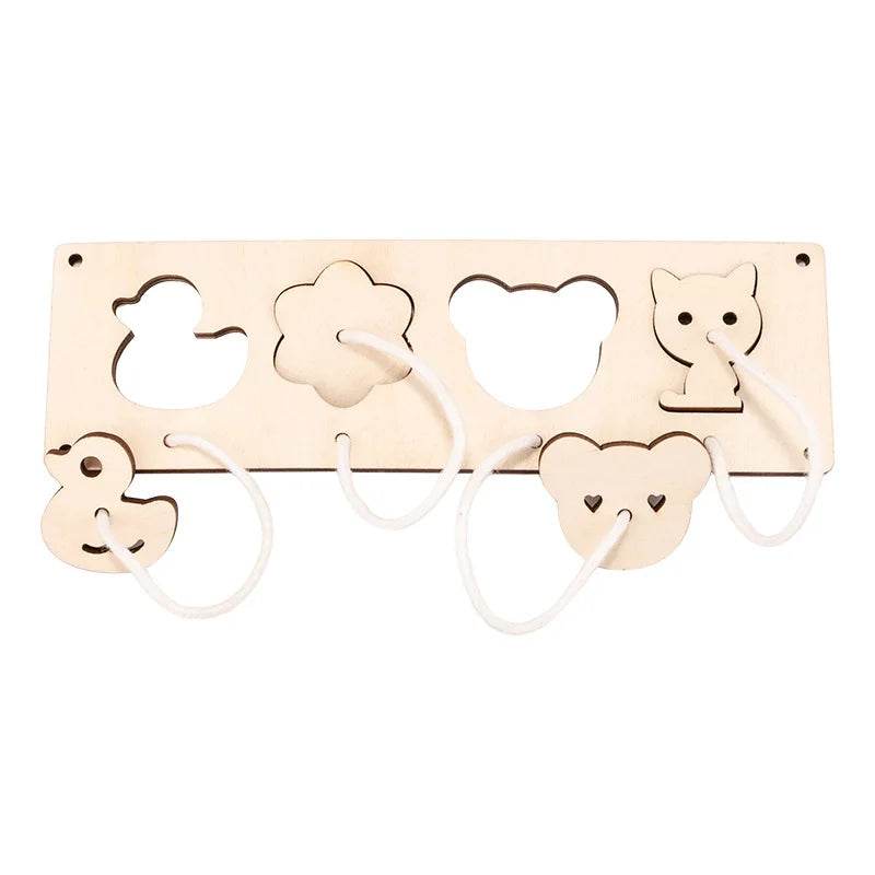 Busy Board Diy Material Accessories Montessori Teaching Aids Baby Early Education Learning Skill Toy Part Wooden Board Games - ToylandEU