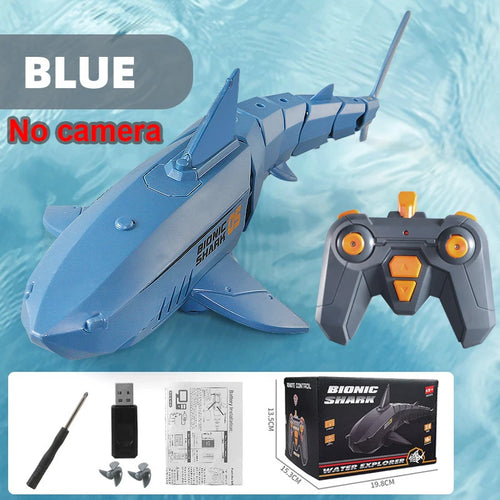 APP 480P camera RC shark boat toy Robot Fish 2.4G radio remote control ToylandEU.com Toyland EU