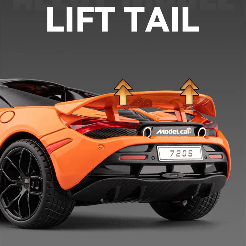 720S Diecast 1 18 Scale Car Model With Realistic Sound - ToylandEU