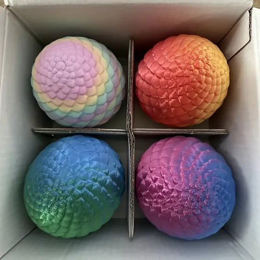 3D Printed Snake Egg Decoration With Flexible Joints