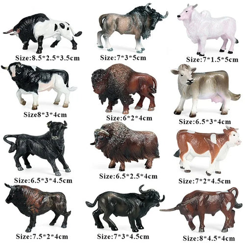 Milk Cow and Farm Animal Action Figure Toy - Realistic PVC Model ToylandEU.com Toyland EU