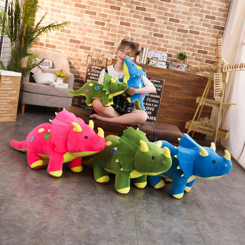 40cm Creative Big Plush Soft Triceratops Stegosaurus Plush Toy - ToylandEU