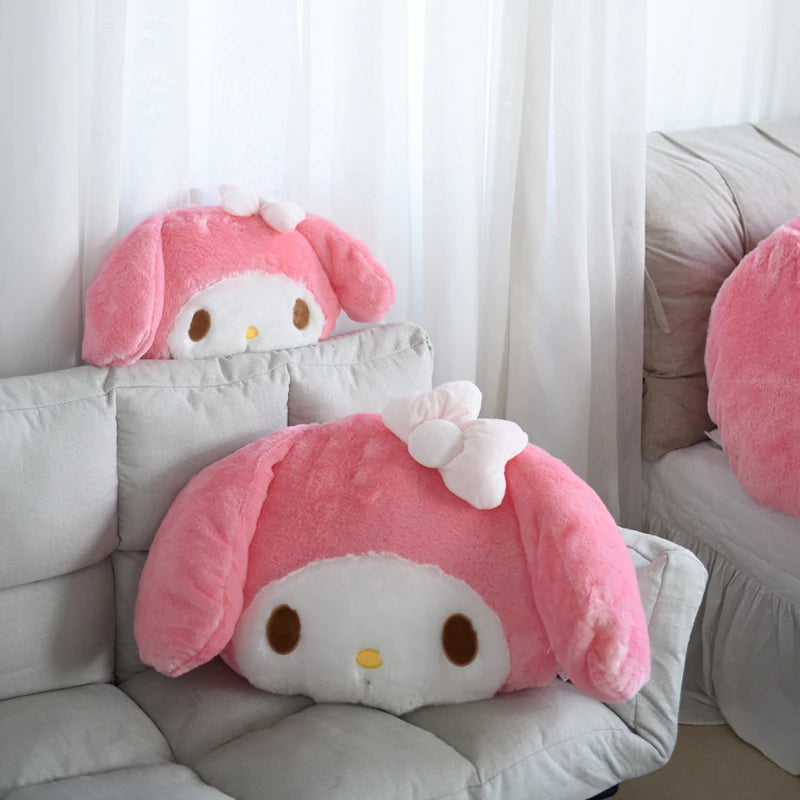 My Melody Plush Pillow | 100 cm Length | Back Cushion Hug Pillow | One Size