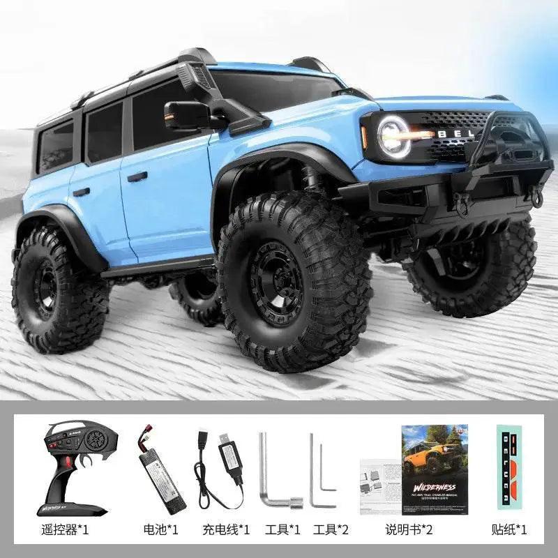 RC Professional 1:10 Scale 4WD Remote Control Off-Road Climbing Car for Adults - High & Low Speed, USB Rechargeable - ToylandEU