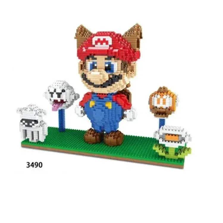 New Anime Mini Blocks Cute Cartoon Peach Luigi Building Bricks Toys for Children Present Bowser Valentine Girls Boy Juguetes - ToylandEU