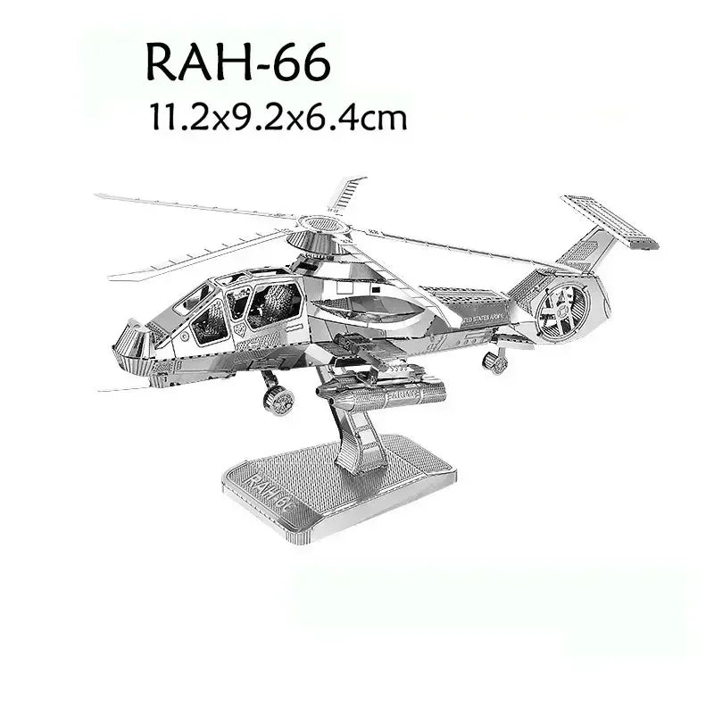 3D Metal Puzzle | Military Aircraft Kit | DIY Model Kit | J-20 J-10B