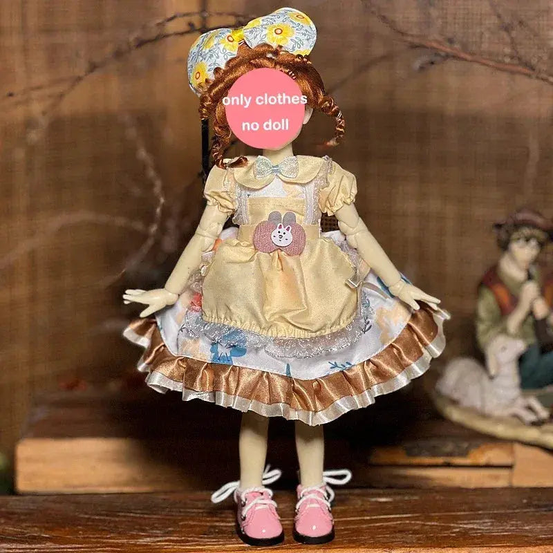 Lolita Doll Multi Layer Cake Skirt For One Sixth BJD - ToylandEU