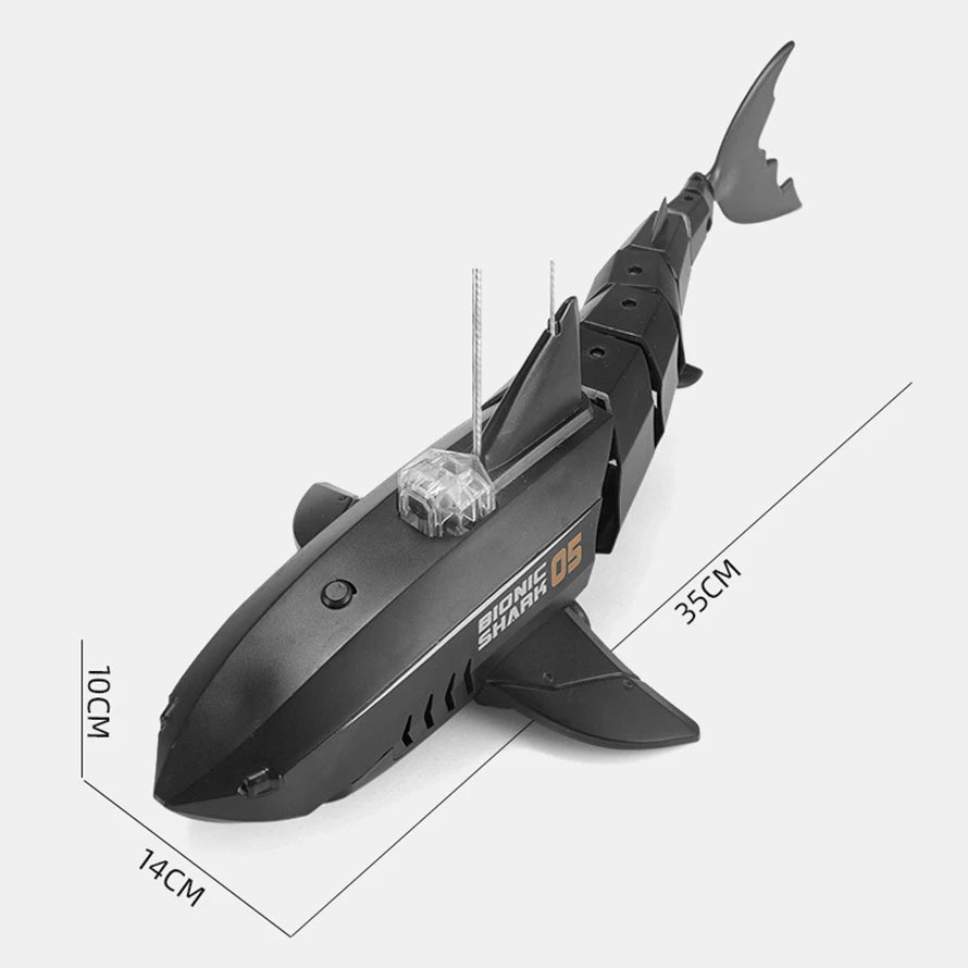 APP 480P camera RC shark boat toy Robot Fish 2.4G radio remote control - ToylandEU