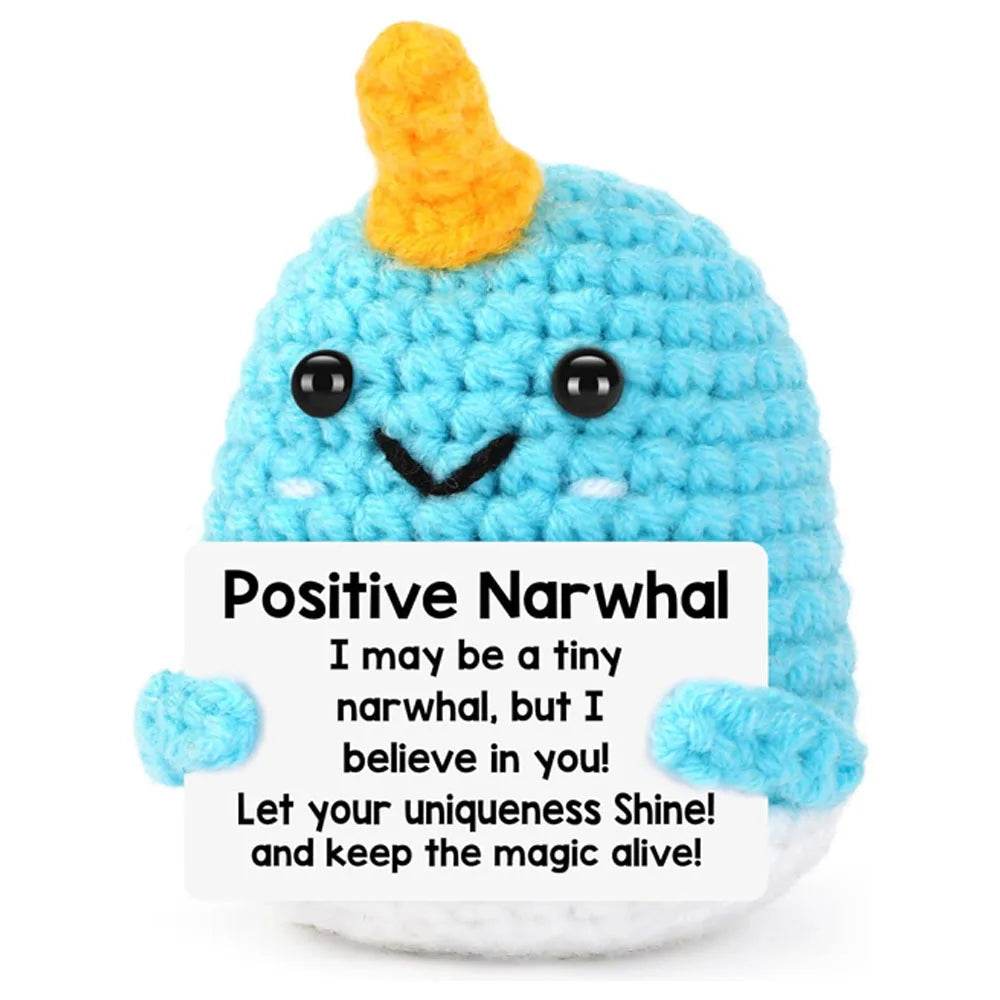 Funny Positive Crochet Dolls Emotional Support Gift for Mom Friend Home Party Office Desk Decoration - ToylandEU