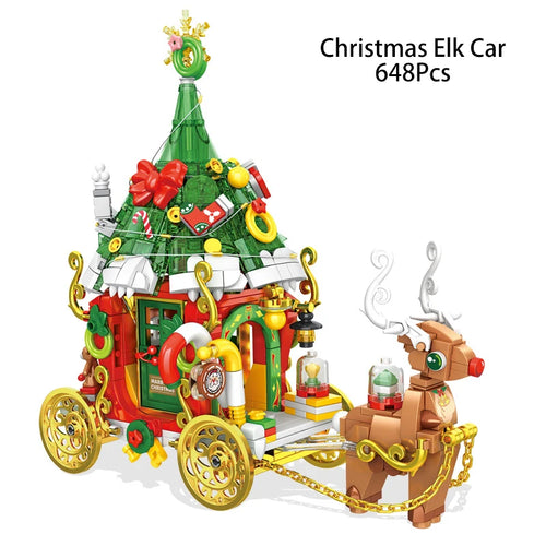 Christmas Series Bricks Toys High-Tech RC Rail Car Building Blocks ToylandEU.com Toyland EU