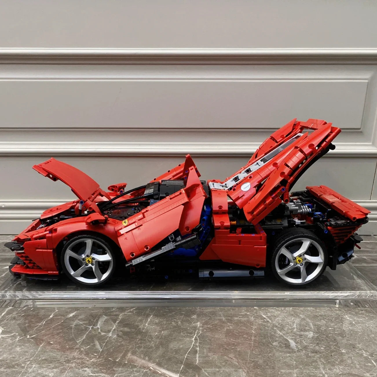 Daytona Supercar 3778PCS Building Block Set - Adult Puzzle Challenge & Teen Creative Fun