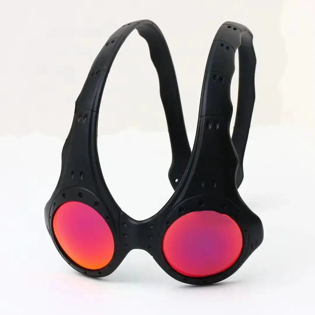Futuristic Retro Alien Goggles Overhead Sunglasses Steampunk Cyberpunk Eyewear for Rave Festival Cycling and Costume - ToylandEU