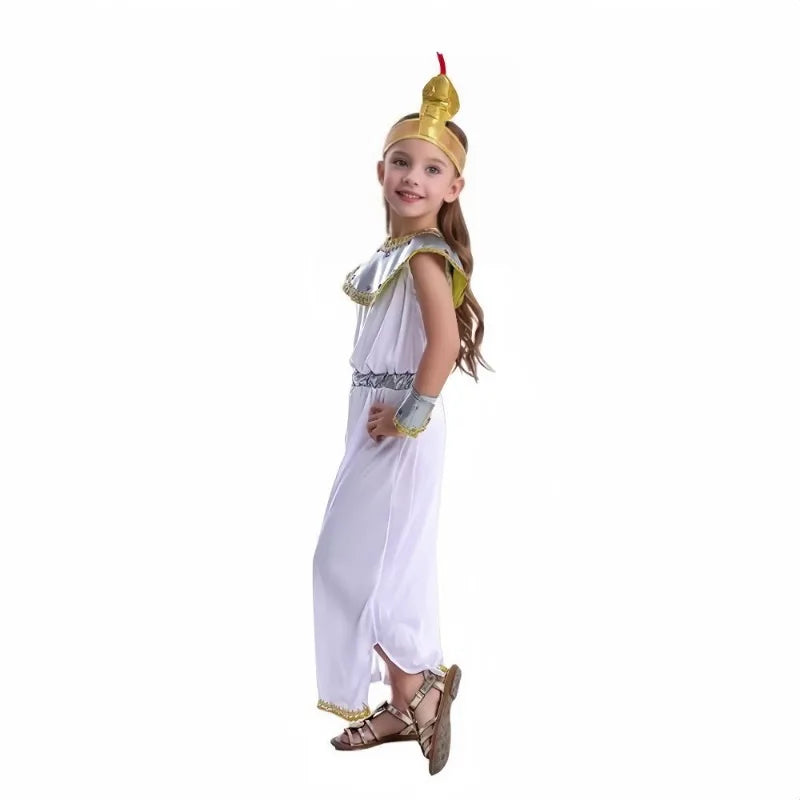 Enchanting Cleopatra Costume Set - Premium Egyptian Queen Dress for Girls