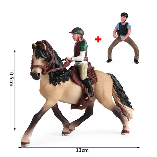 Simulation Farm Horse Fence Cart Animal Figurine Equestrian Knight ToylandEU.com Toyland EU