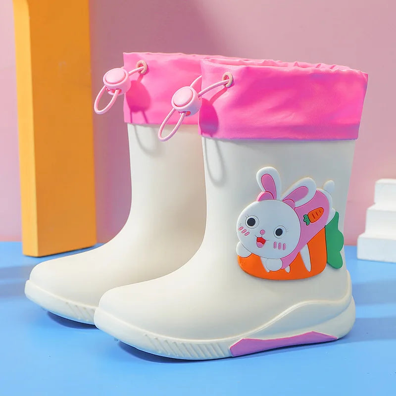 Kids Rain Boots | Waterproof | Non Slip | Youth Dinosaur Pattern