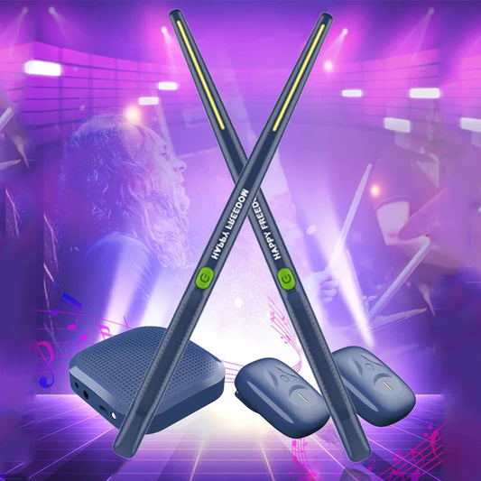 Portable Virtual Air Drum Set For Beginners With VR