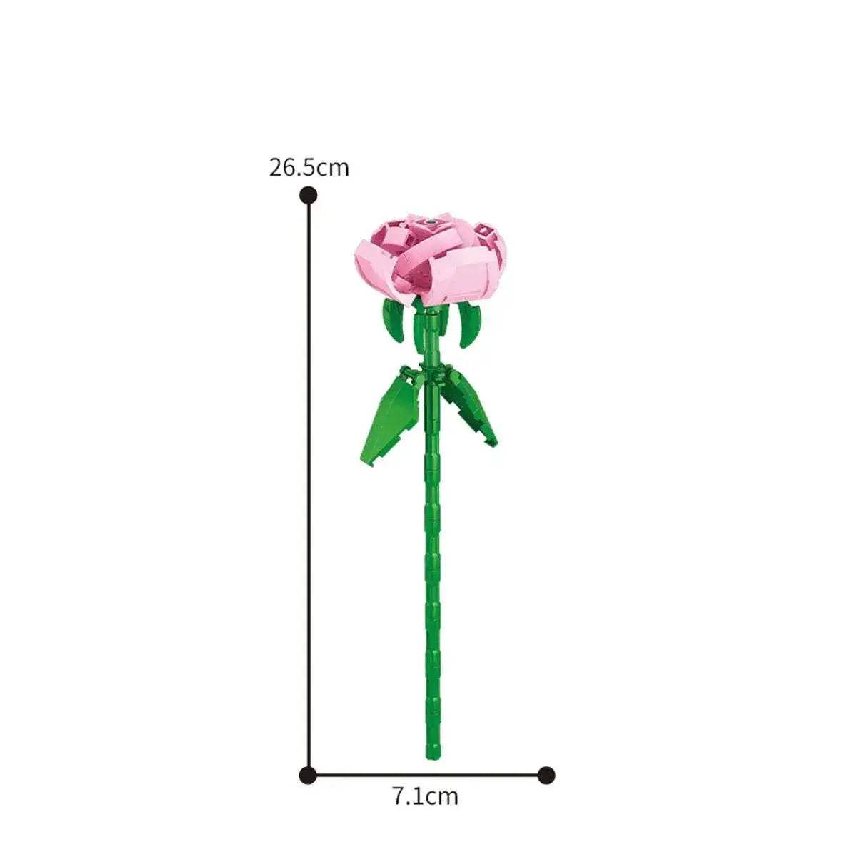 Eternal Block Flower Assembly Bouquet Desktop Decoration Toy - ToylandEU