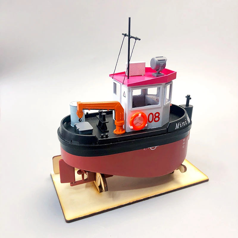 Mini Rabbit-2 RC Tugboat Assembly Model Kit - ToylandEU