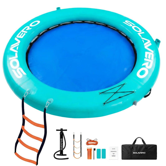 Inflatable Floating Dock | Boat Ramp | 3-4 Person Platform