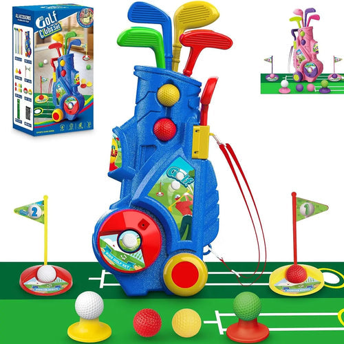 Junior Golf Set with Putting Mat and 4 Upgraded Clubs for Kids ToylandEU.com Toyland EU