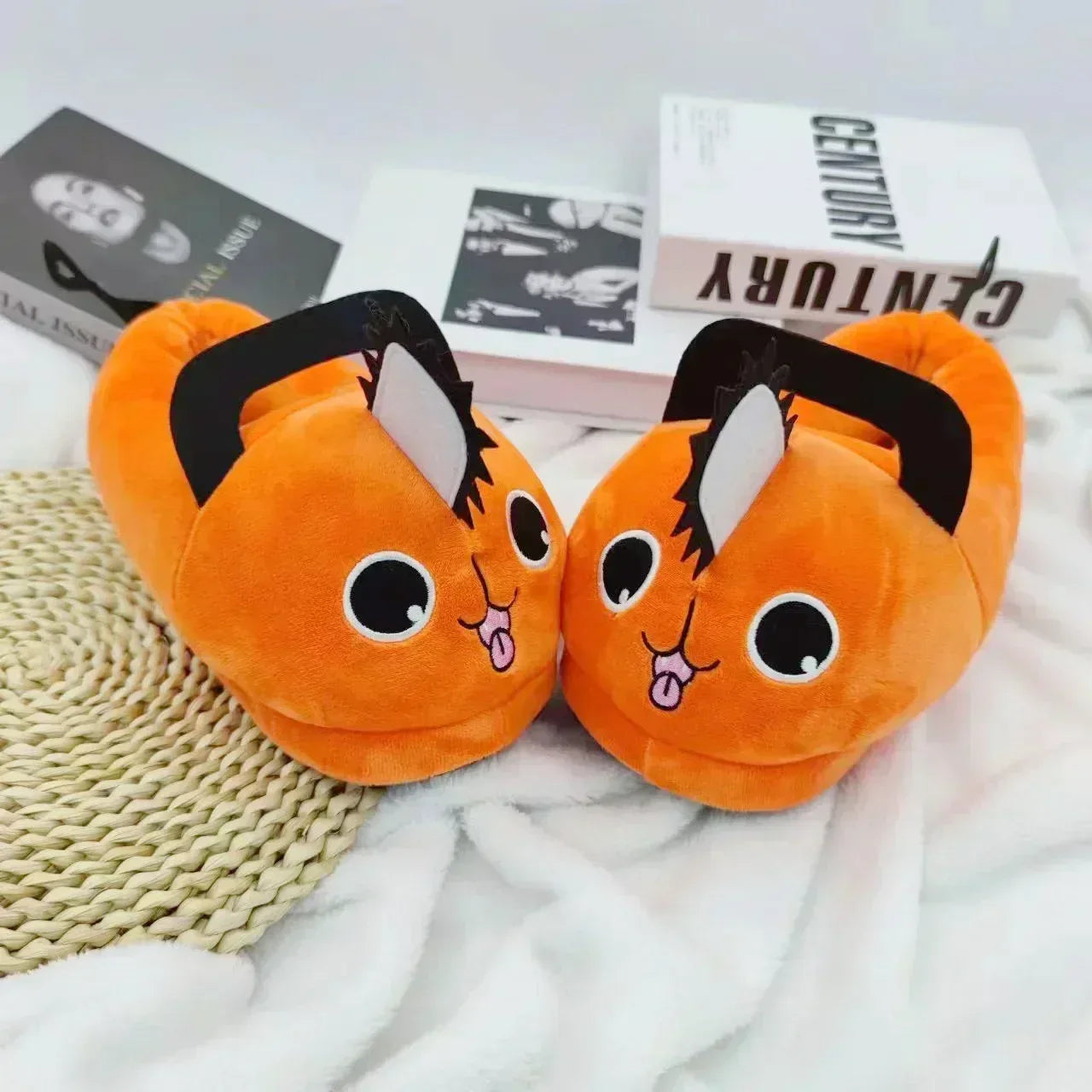 Anime Plush Slippers Dog Cosplay For Home Comfort One Size - ToylandEU